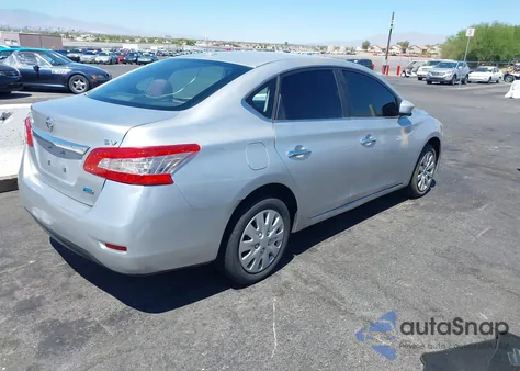 2014 Nissan Sentra Sv из США, поврежденный, VIN 3N1AB7AP6EY278274